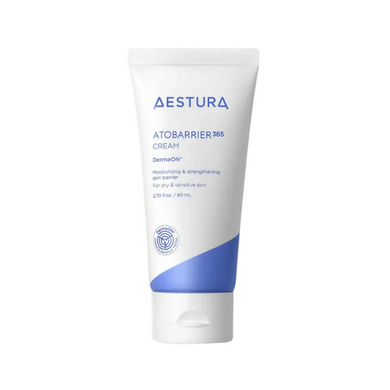 AESTURA Atobarrier 365 Cream is a rich, nourishing cream designed to restore and strengthen the skin's natural barrier. Formulated with Squalane, Ceramide NP, and Cholesterol, it provides intense hydration and helps soothe dry, sensitive skin. Ideal for daily use to maintain smooth, healthy, and resilient skin.