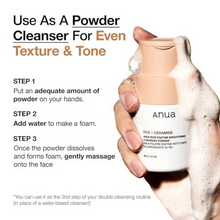 Load image into Gallery viewer, ANUA Rice Enzyme Brightening Cleansing Powder 40g