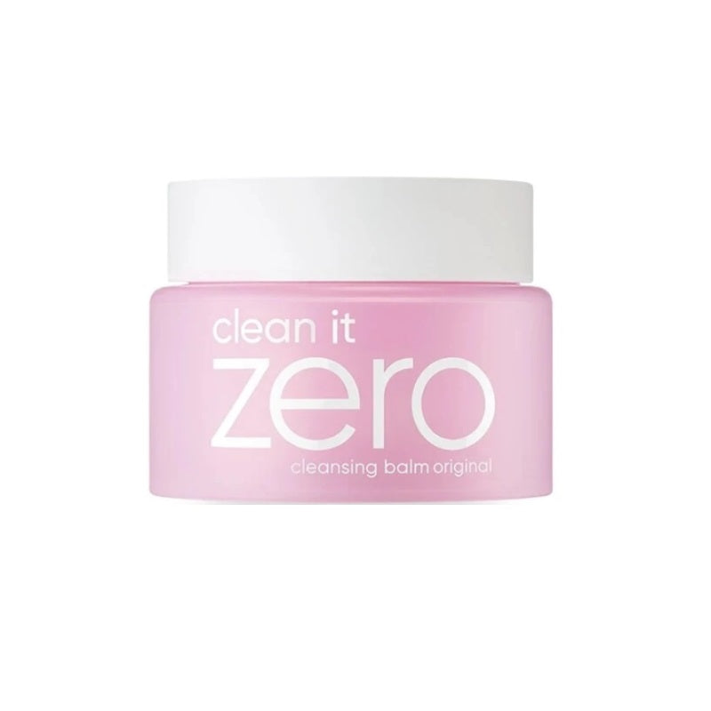 BANILA CO Clean It Zero Cleansing Balm Original is a sherbet-like cleansing balm that effortlessly melts away makeup, sunscreen, and impurities without stripping your skin's natural moisture. Formulated with nourishing ingredients like Vitamin E and various plant extracts, it leaves the skin clean, soft, and hydrated. This cult-favorite balm transforms from a solid balm to a silky oil upon application, making it a perfect first step in your double cleansing routine.