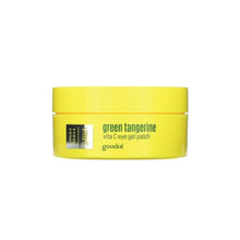 Load image into Gallery viewer, GOODAL Green Tangerine Vita C Eye Gel Patch is designed to brighten and revitalize the under-eye area. Infused with Citrus Tangerina (Tangerine) Extract and Niacinamide, it helps reduce the appearance of dark circles while brightening the skin. The addition of Hyaluronic Acid provides deep hydration, keeping the delicate under-eye area plump and moisturized. With soothing ingredients like Turmeric Root Extract and Lavender Oil, these patches nourish and calm the skin, leaving your eyes looking refreshed and