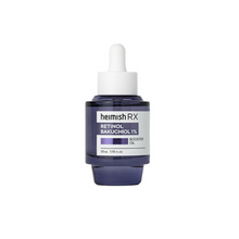 Load image into Gallery viewer, HEIMISH RX Retinol Bakuchiol Booster Oil is a lightweight facial oil designed to target fine lines, improve skin texture, and boost radiance. Powered by &nbsp;0.9% Bakuchiol and 0.1% Retinol, it promotes smoother, firmer skin while minimizing signs of aging. Niacinamide brightens and evens out skin tone, while Tocopherol (Vitamin E) provides antioxidant protection. Its fast-absorbing formula nourishes without greasiness, leaving your skin soft, hydrated, and visibly revitalized.