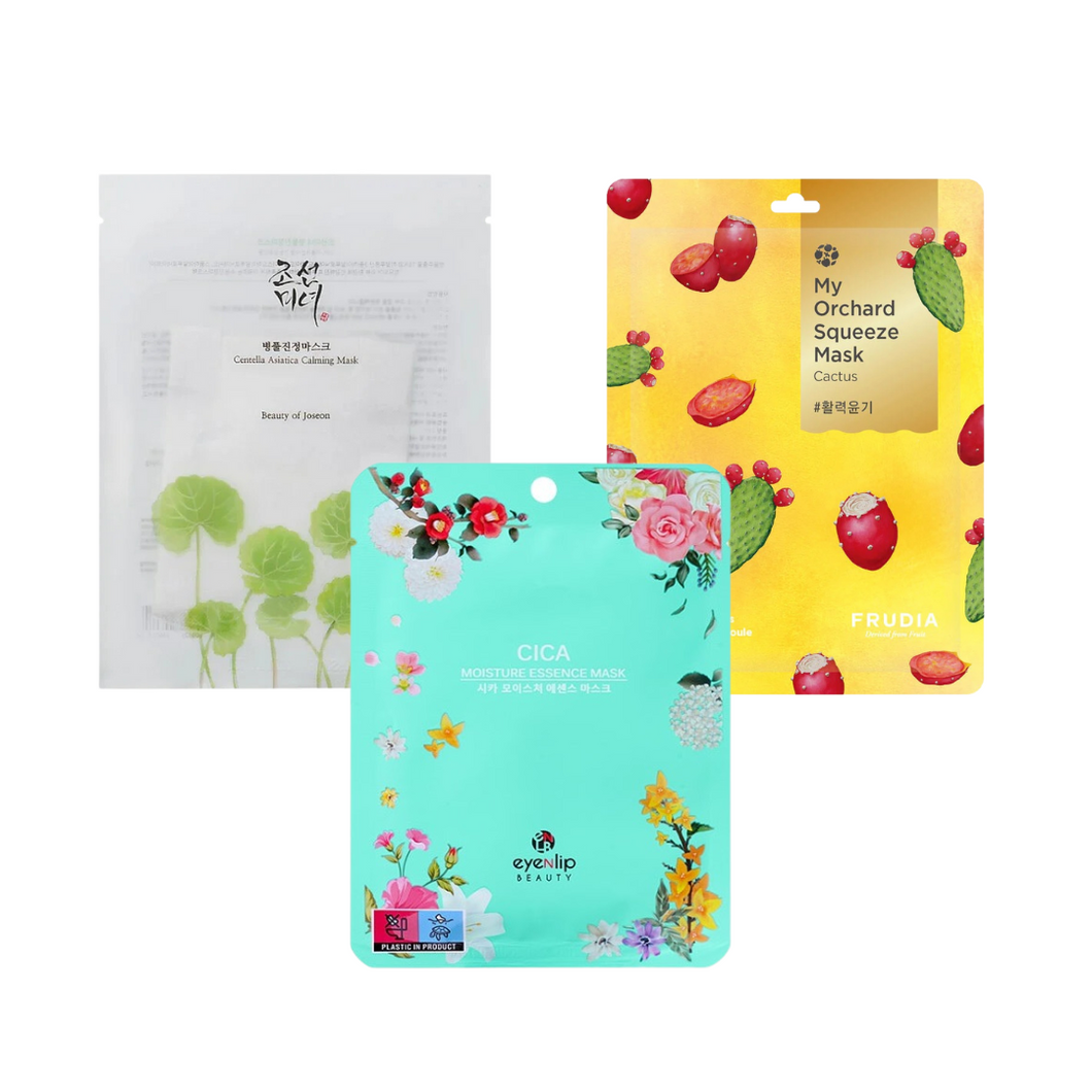 ELIKO GLOW Skin Calming Mask Set