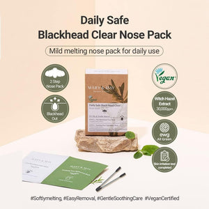 MARY & MAY Daily Safe Blackhead Clear Nose Pack Set